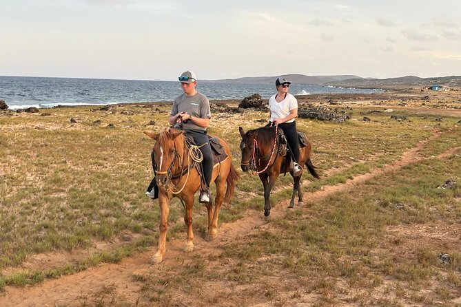 Shore Excursion Aruba’s Ecological and Beach Horseback Riding - Reaching the Beach for Photos