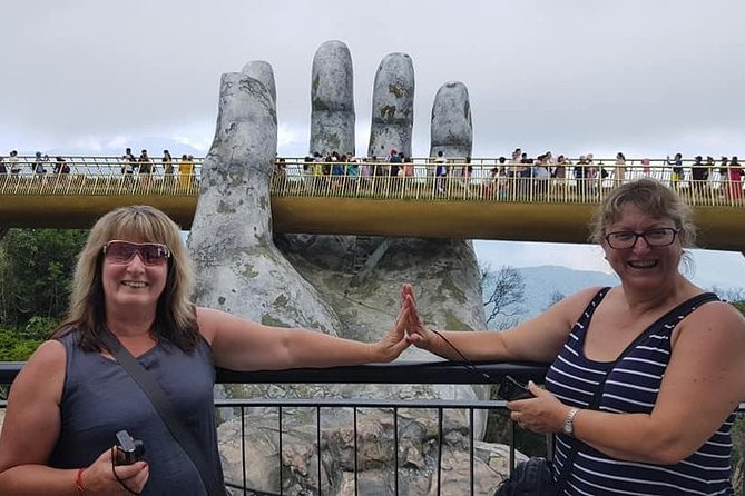 Shore Excursion CHAN MAY or TIEN SA to GOLDEN BRIDGE, MARBLE MOUTAIN,LADY BUDDHA - What the eight-hour schedule feels like