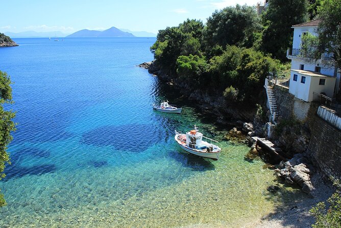 Shore Excursion Kefalonia, Lake Melissani, Myrtos Beach, Fiskardo - Fiskardo, a harbor town with a different feel