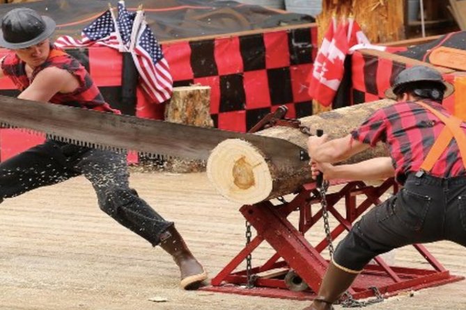 Shore Excursion Ketchikan: The Famous Lumberjack Show - The grandstand: heated, covered, and practical