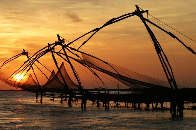 Shore Excursions from Cochin Cruise Terminal - Seeing the Chinese fishing nets in Fort Kochi