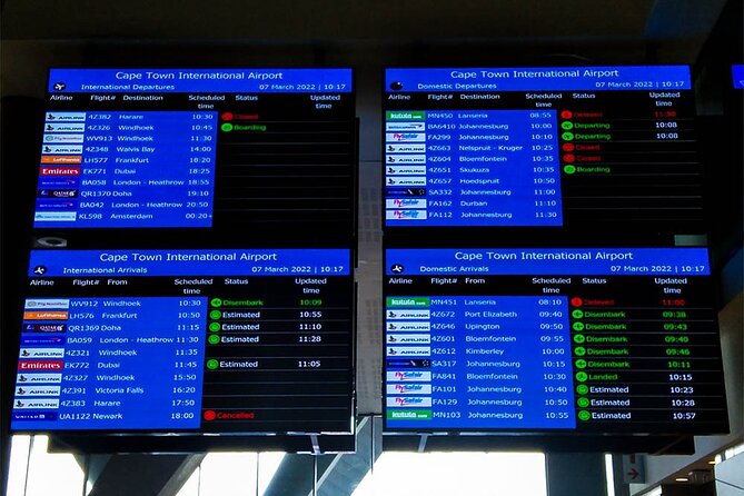 Shuttle from Cape Town Cruise Terminal to Cape Town City Hotels - The cruise terminal question