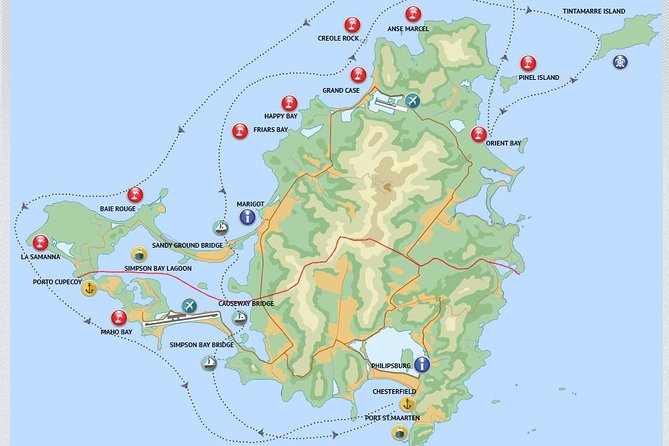 Speed Boat & Snorkeling Tour Pinel & Tintamarre Islands for CRUISE SHIP GUESTS - Creole Rock, St Maarten’s Main Snorkeling Stop