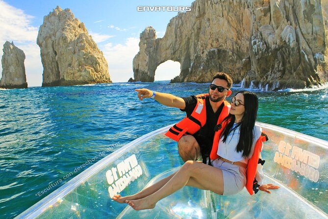 Tour to Arch in the only Clear Boat in Cabo Cruise Hotel PICKUP! - What makes this Cabo boat ride worth considering