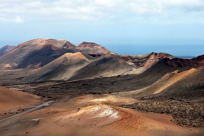 Tour to Timanfaya, La Geria and Laguna Verde for cruise passengers - La Geria shows how vines survive in black ash